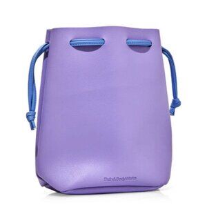 Bath and Body Works Purple Drawstring Cinch Cosmetics Makeup Bag - NWT